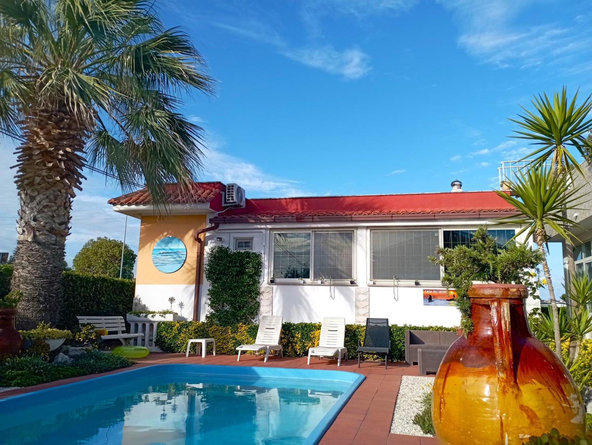 A Casa Dell' Artista Villa Fiumicino Bagian luar foto